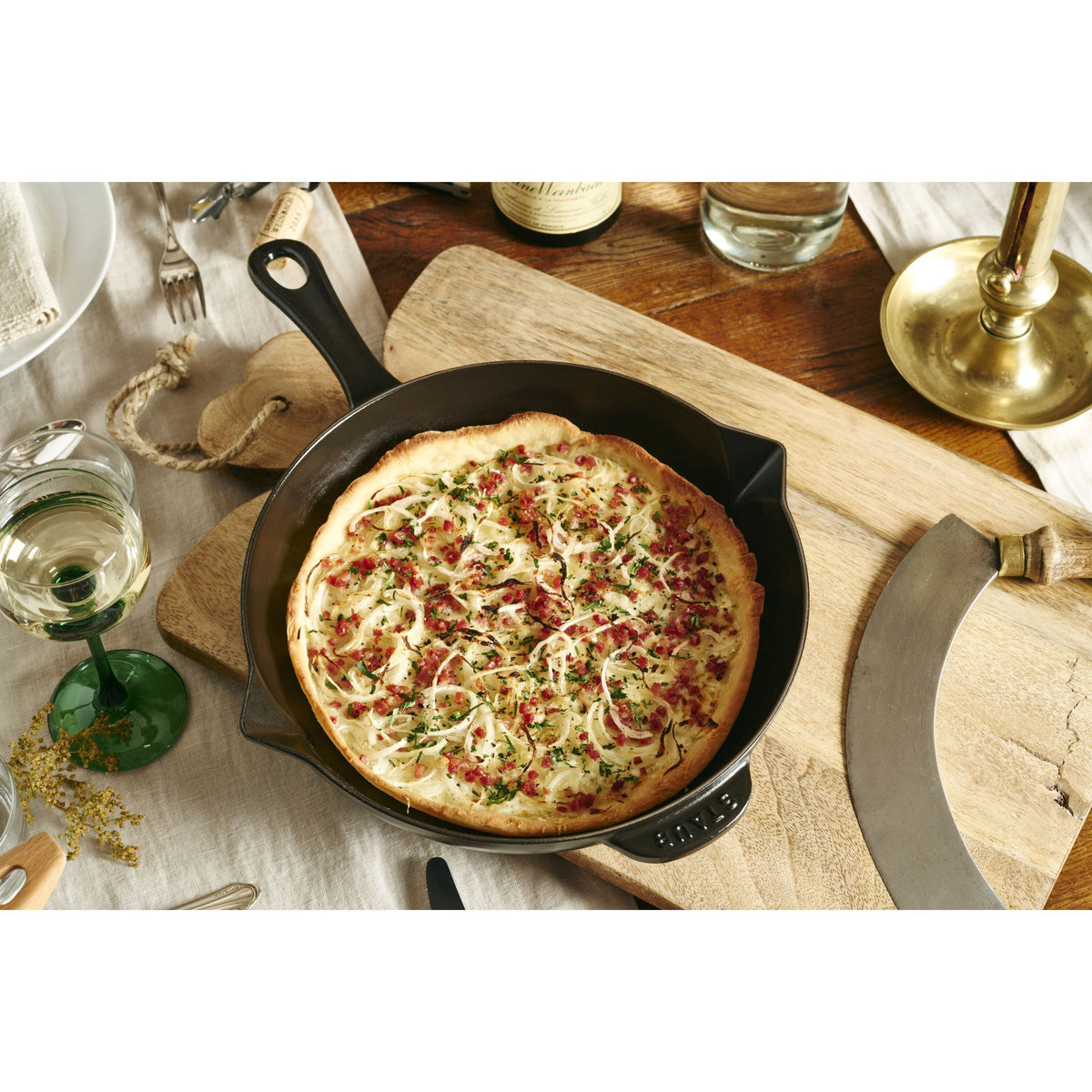 STAUB Pans 26 cm / 10 inch Cast Iron Frying Pan, Black